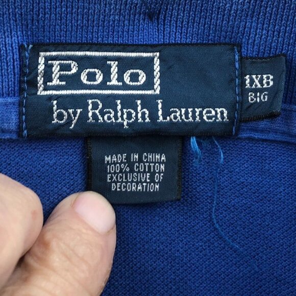 Polo Ralph Lauren Men's Polo Shirt 3XB Blue Short Sleeve Casual Embroidered - Picture 3 of 11